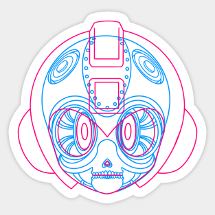 Mega Skull Man Sticker